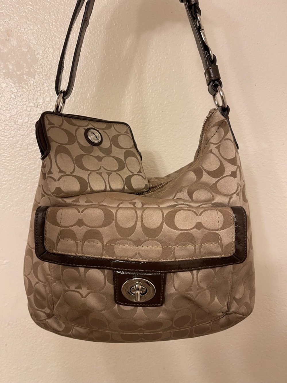 Coach Penelope signature hobo set